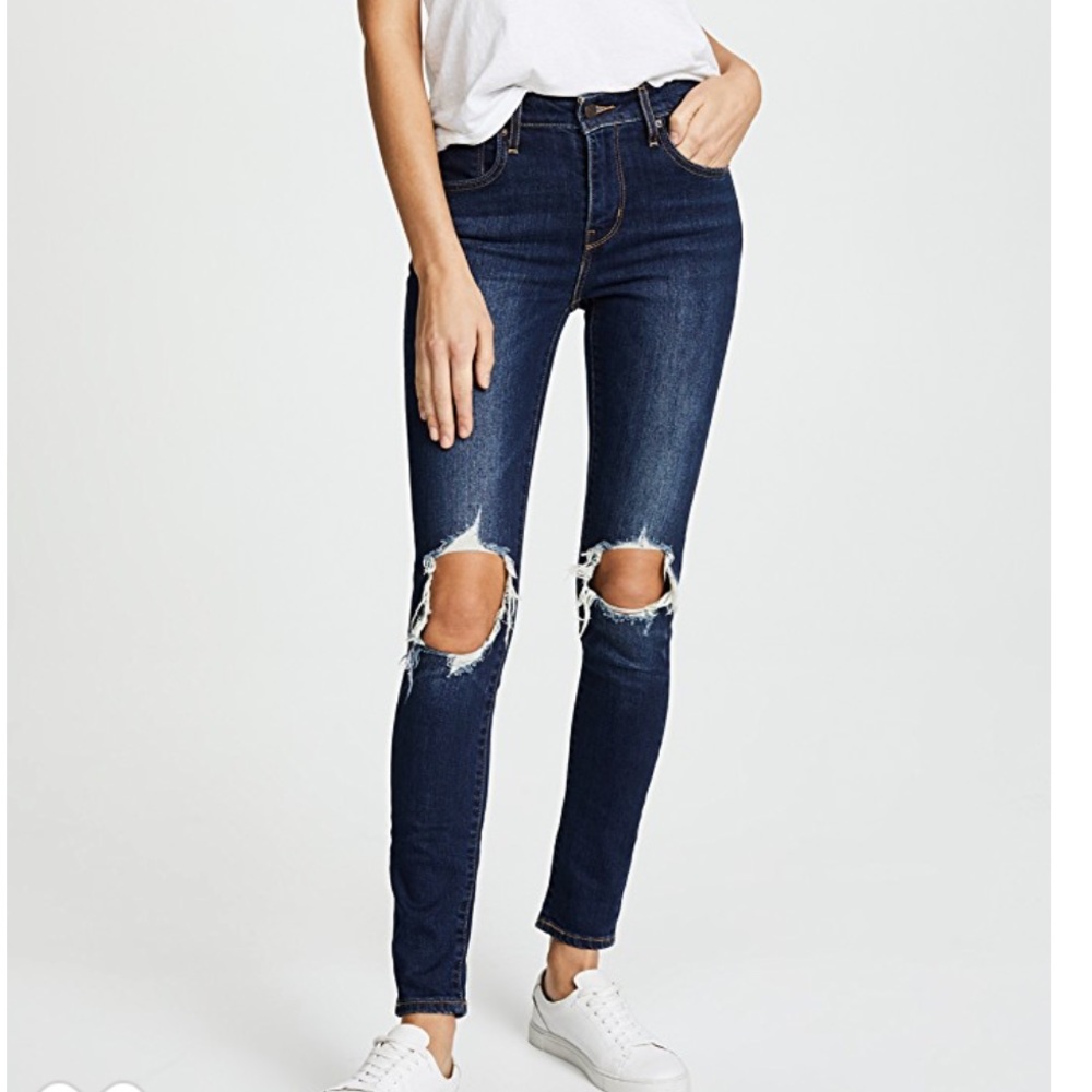 Levi 721 high rise skinny jeans